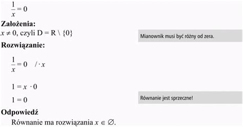 R Wnania I Nier Wno Ci Z Funkcj Homograficzn I Wymiern Matematyka