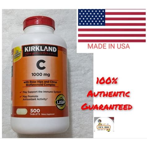 Kirkland Signature Vitamin C Mg Expiration Tablets W Rose