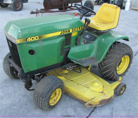 John Deere 400 Lawn Mower In Woodward Ok Item C9609 Sold Purple Wave