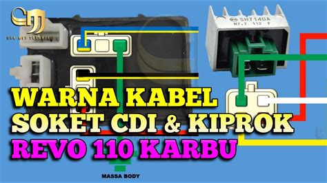 Warna Kabel Soket CDI Dan Kiprok Revo 110 Karbu 9 YouTube