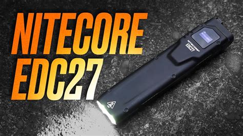 Nitecore Edc Tactical Flashlight Lumen Thin Pocket Light Youtube