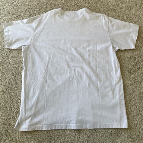 White Kith Cursive Logo Tee XXL Great... - Depop