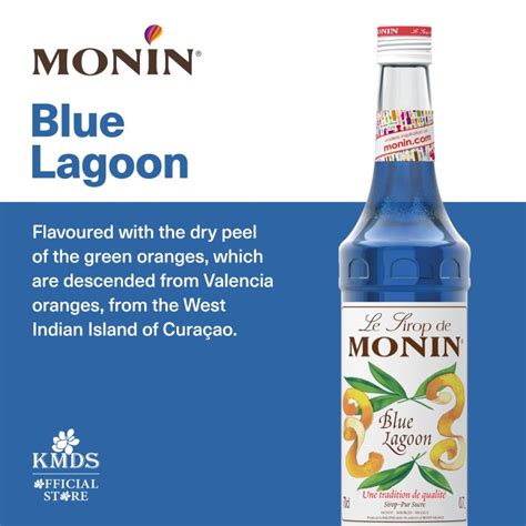 Jual MONIN Blue Curacao Blue Lagoon Syrup 70 CL 700 ML Kota Tangerang