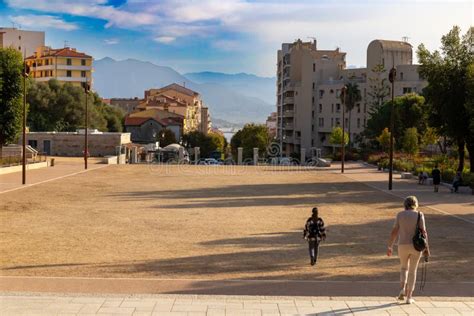 Ajaccio Corsica France October 26 2022 Square For National