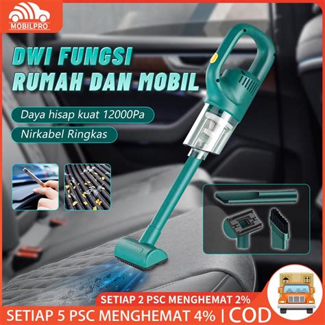 Jual Car Vacum Cleaner Mobil Penyedot Debu Portable 12000PA Hisap