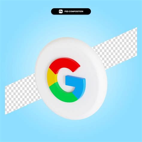 Ilustraci N De Render D De Aplicaci N De Logotipo De Google Aislado