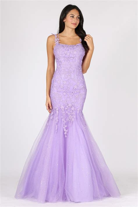 Light Purple Mermaid Prom Dresses