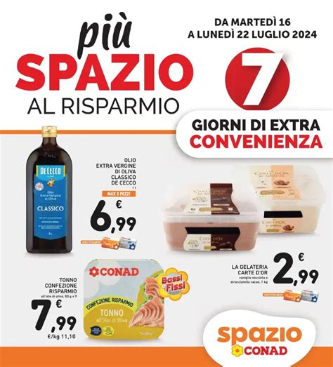 Volantino Spazio Conad Giorni Di Convenienza Dal