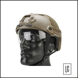 Capacete para Airsoft Tático Tan Emerson LojaDaCarabina