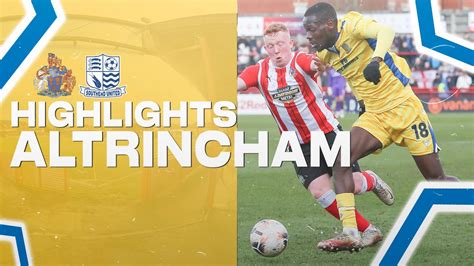 Altrincham 1 0 Southend United YouTube