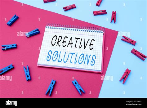 Sign Displaying Creative Solutions Concept Meaning Mental Process Of