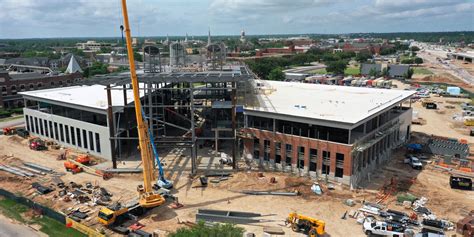 Baylorproud Hurd Welcome Center Going Up Fast Set To Open Summer 2023