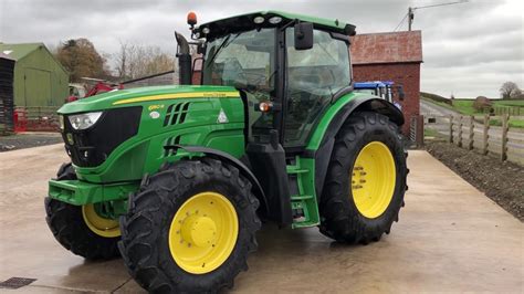 2014 John Deere 6150 R Tractor 50 Kph Power Quad YouTube