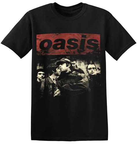 Oasis T Shirt Graphic Print Uk Vintage Classic Rock Band New Tee Shirts