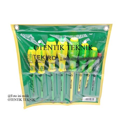 Jual Tekiro Obeng Listrik Set Pcs Insulation Screwdriver Set Pcs