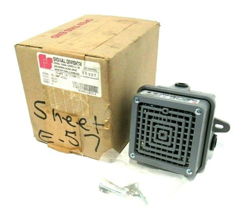 New Federal Signal 350wb 120 Vibratone Horn Sera 350wb120 Sb