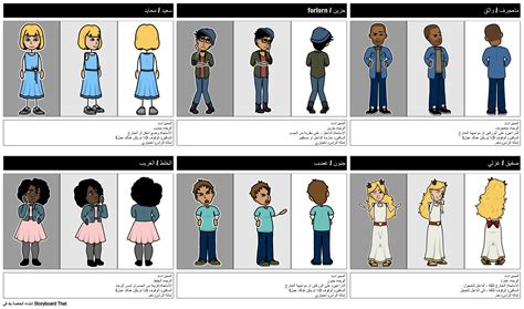 خريطة العواطف Storyboard by ar examples