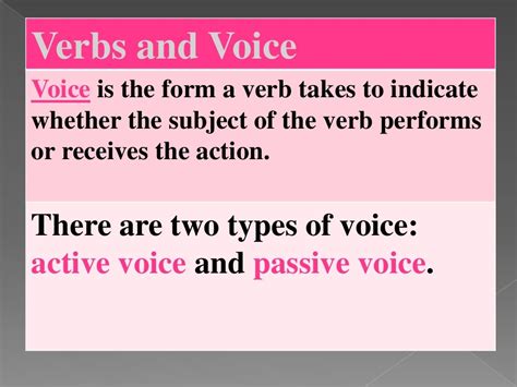 The Structure Of Passive Voice