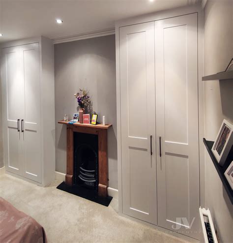 Alcove Wardrobes On Either Side Of The Chimney London Jv Carpentry