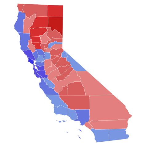 File 2022 California Gubernatorial Election Results Map By County Svg Wikimedia Commons