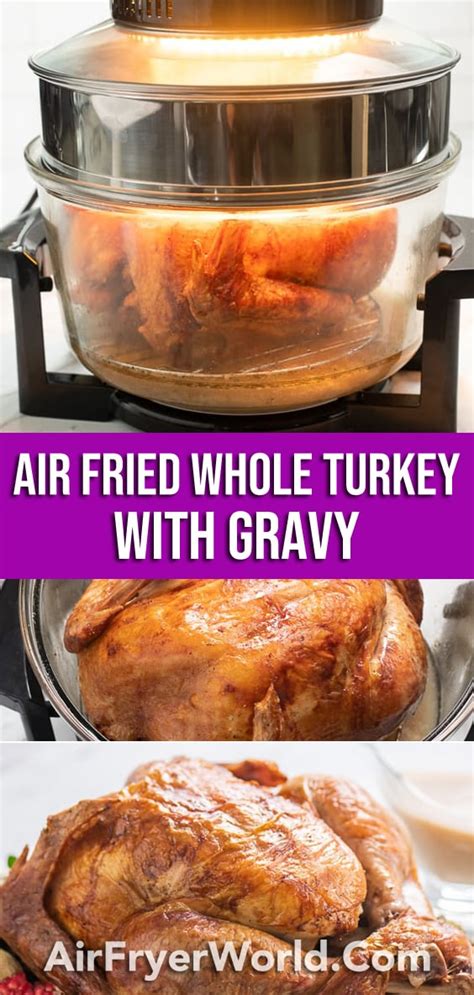 Air Fryer Whole Turkey Recipe And Gravy Easy Air Fryer World