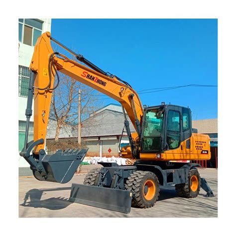 Shanzhong Brand 16ton Wheel Excavator Szl160 With 93kw Engine For