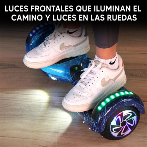 Skate Eléctrico Hoverboard 10 BLANCO Dimm