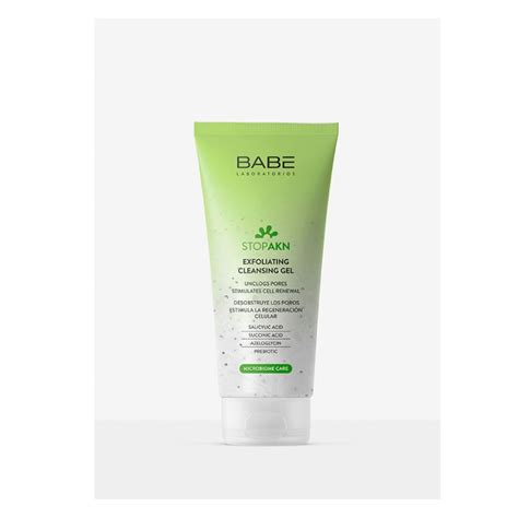 LABORATORIOS BABE STOP AKN EXFOLIATING CLEANSING GEL 200ML Apoteka Pharmacia