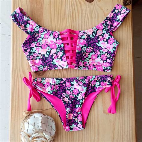 Top De Manguitas Floreado Talla 10 Bikini Somos Coquetas