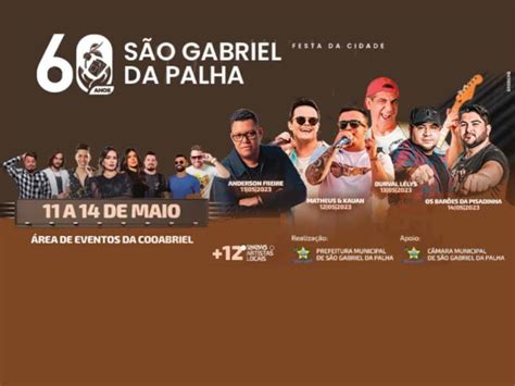 Confira A Programa O Dos Anos De S O Gabriel Da Palha Extra Es