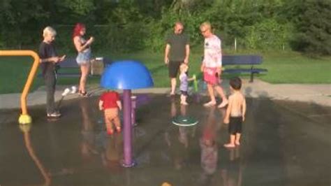 Busy Day At Hillside Parks Splash Pad In Greenfield News 413