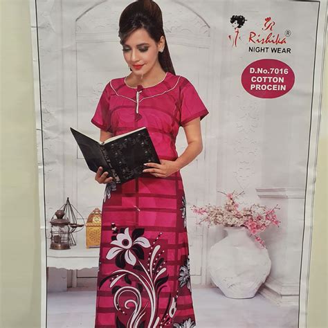 Women Floral Print Cotton Nighty Pack Of Lingerie Cotton Nighty Free Delivery India