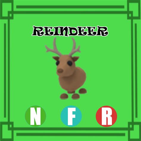 Reindeer NEON FLY RIDE Adopt Me