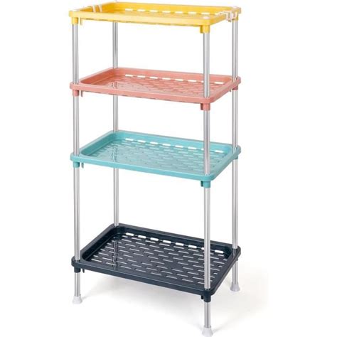 Winter Shore Etagere Rangement Plastique Multicolore Niveaux