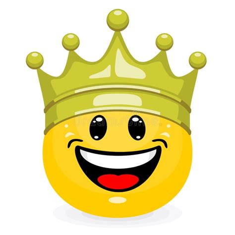 Smiley Emoticon Crown Stock Illustrations 236 Smiley Emoticon Crown