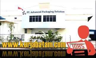 Lowongan Kerja Driver Supir Pt Advanced Packaging Solution