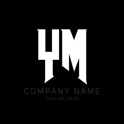 ym letter logo design initial letters ym gamings logo icon