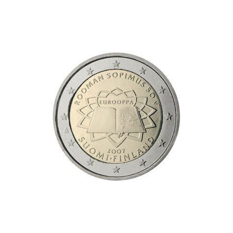 Moneda Finlandia Euros Tratado De Roma