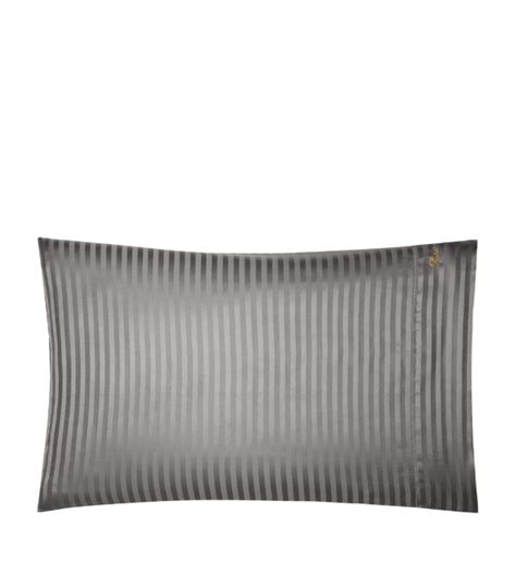 Pratesi Raso Rigato Grey Sham Cm X Cm Harrods Us