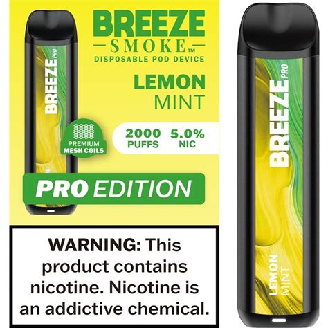 Breeze Pro Disposable Vape Kit 2000 Puffs 6ml | Vapesourcing