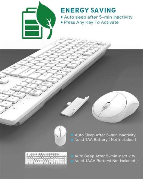 Wireless Keyboard Mouse TedGem Wireless Keyboard And Mouse 2 4G