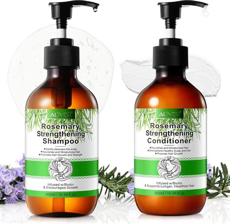 Rosemary Shampoo 300ml Rosemary Conditioner 10 56 Fl Oz Cleanse Hair