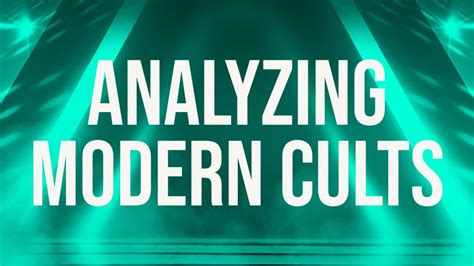 Analyzing Modern Cults Youtube