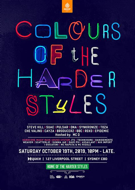 Tickets For Colours Of The Harder Styles Hardcore Masif In Sydney