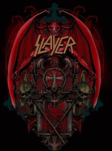 Slayer Metal Posters Art Rock Band Posters Gig Posters Metal Artwork