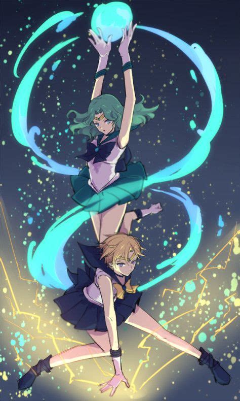 Sailor Neptune Sailor Uranus Michiru X Haruka Sailor Moon Crystal