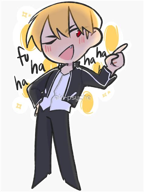 Gilgamesh Chibi Sticker For Sale By Aki Psyche Redbubble