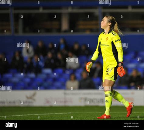 Mary Earps (Manchester United #27 ) During the Womens Super League game ...