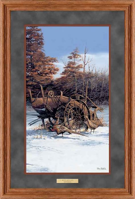 Terry Redlin Framed Deluxe Open Edition Pinnacle Print Rusty Refuge I