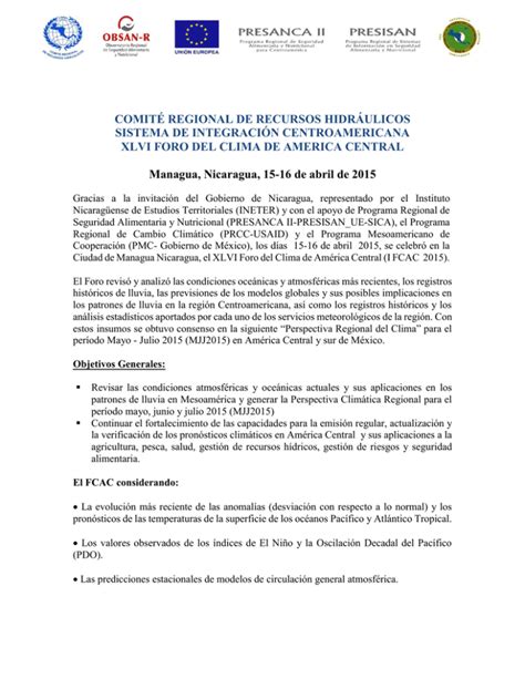 COMITÉ REGIONAL DE RECURSOS HIDRÁULICOS SISTEMA DE